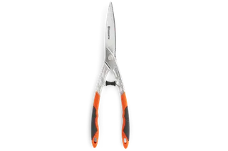 Front view of Husqvarna garden shears with ergonomic handles.